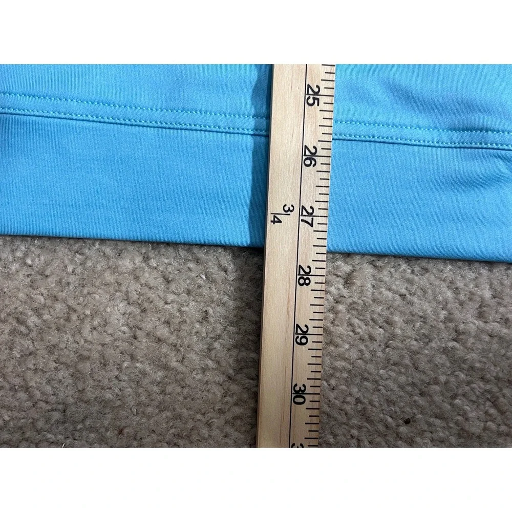 Peter Millar Mens Light Blue 1/4 Zip Golf Vest Performance MC 1918 Logo XLTesirt